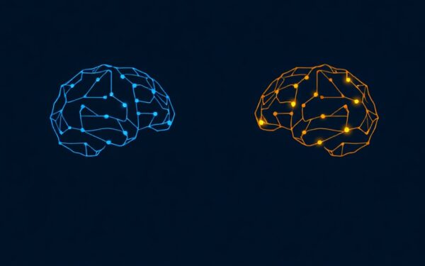 GPT-5 vs Gemini 2.0 AI model comparison, OpenAI and Google AI, dark navy blue and gold flat design