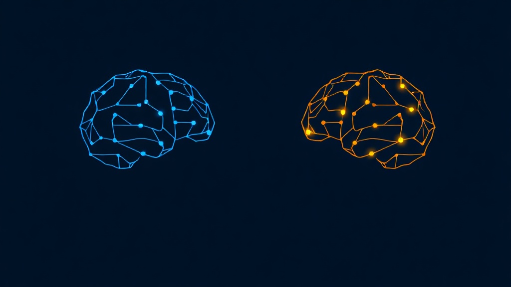 GPT-5 vs Gemini 2.0 AI model comparison, OpenAI and Google AI, dark navy blue and gold flat design