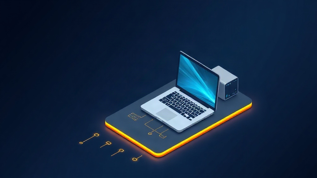 Isometric illustration of a shield protecting a cloud server from phishing attacks.